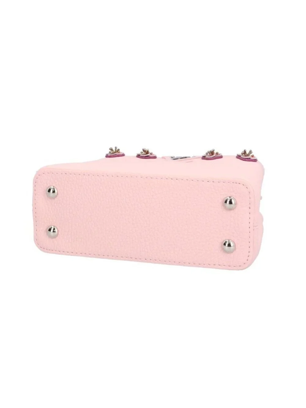 Louis Vuitton Flowers Capucines Mini Shoulder Bag Taurillon Leather Pink